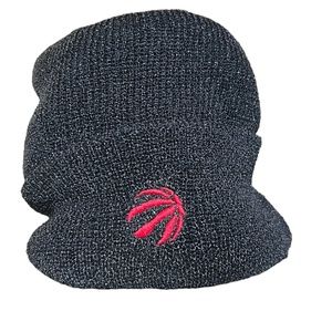 Toronto Raptors knit toque black red